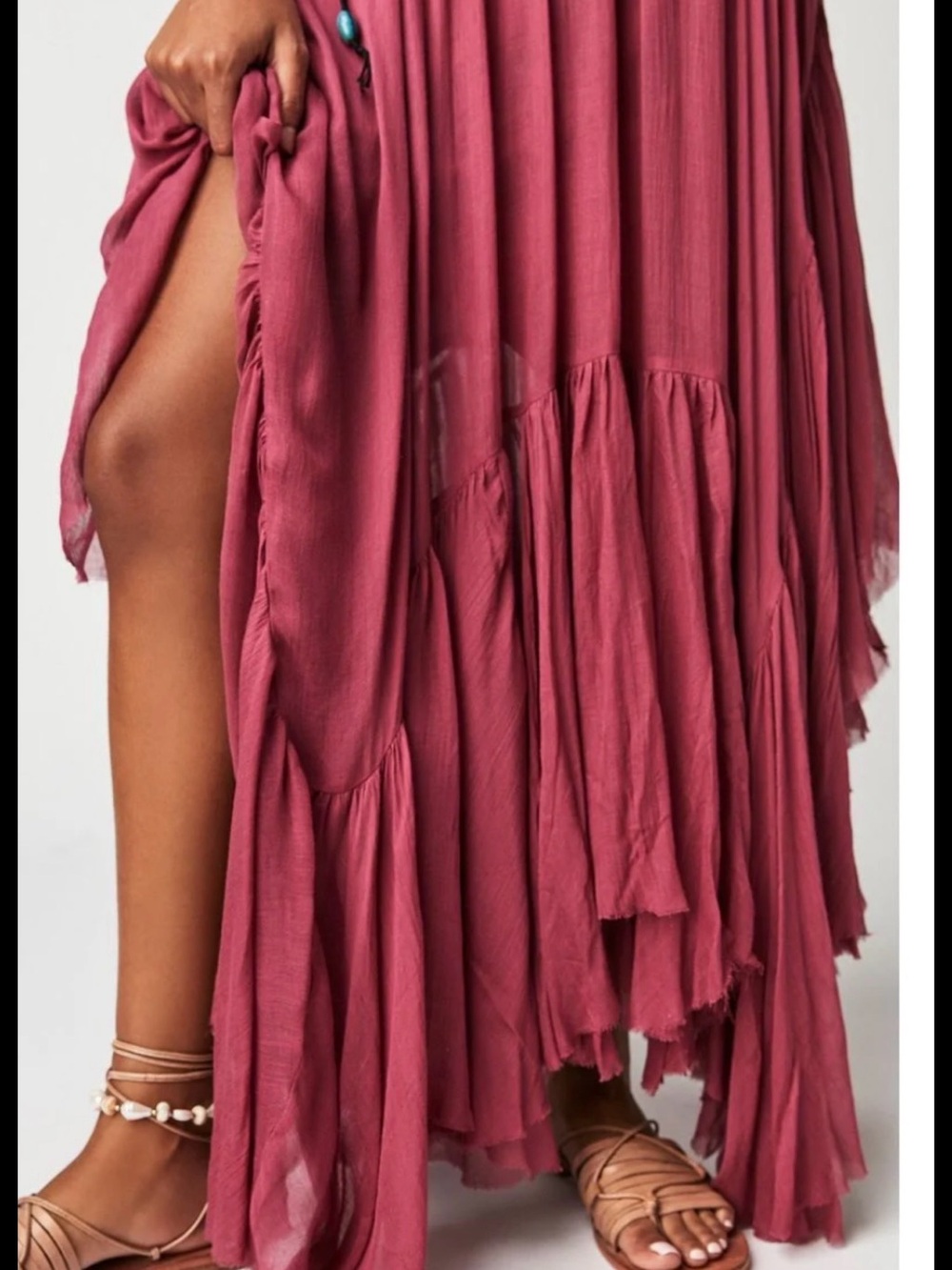 ISO FREE PEOPLE CLOVER SKIRT RED - Picture 3 of 5
